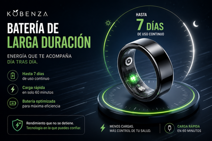 Anillo Inteligente Venus™ - Medición del sueño y actividad física