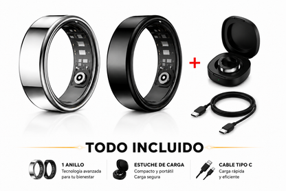 Anillo Inteligente Venus™ - Medición del sueño y actividad física